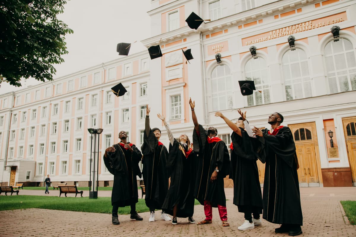 Students graduating